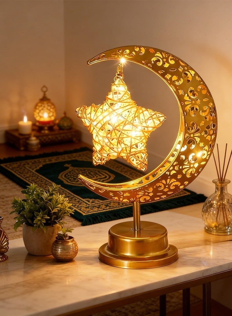 أضواء رمضان، مصابيح مكتبية LED، مصابيح ليلية تعمل بالبطارية، زينة رمضان مثالية - Image 5
